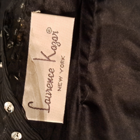 Vintage Laurence Kazar sequin dress Womens Black Vintage Large Formal - Picture 7 of 13